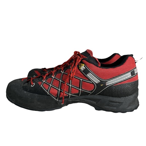Salewa‎ Gortex Work Shoes Mens 11 Red Black *Small tear on left outer side - Picture 9 of 12